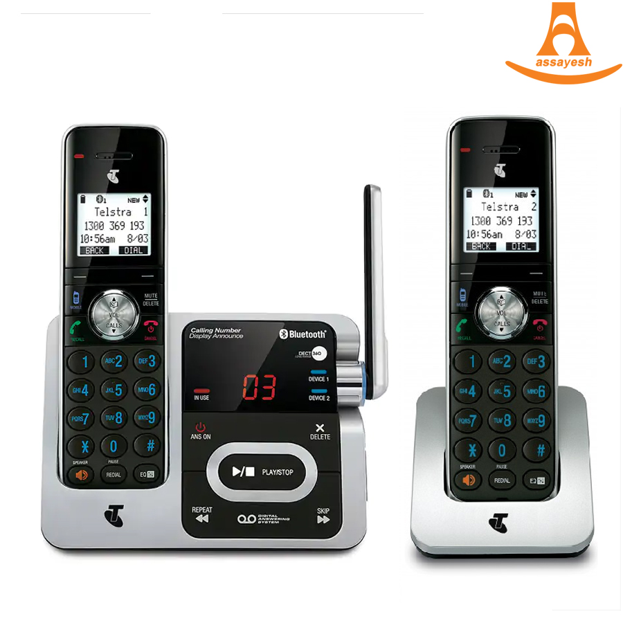 گوشی تلفن بی سیم تلسترا مدل LONG RANGE 12750 TWIN