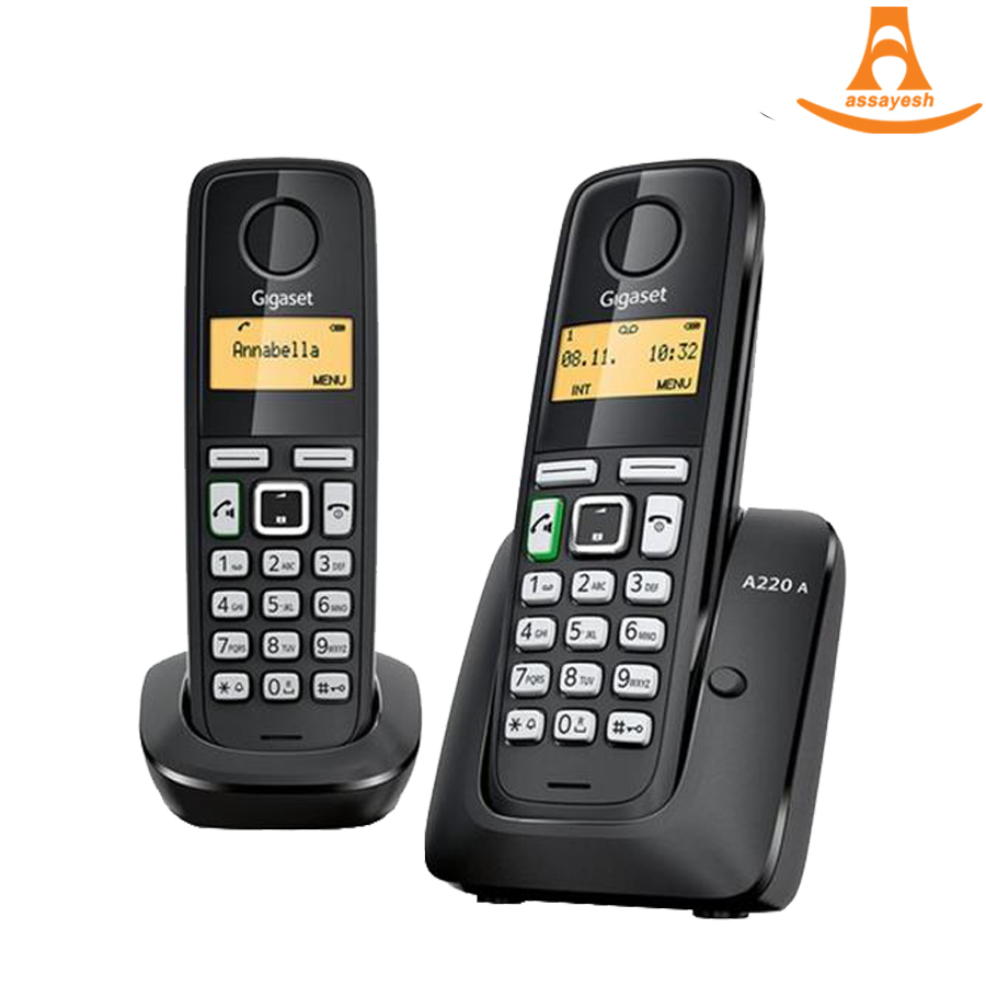گوشی تلفن بی سیم گیگاست مدل A220A Duo